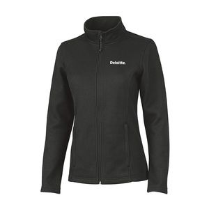 NWT Deloitte Women’s Heritage Rib Knit Jacket from Charles River Apparel